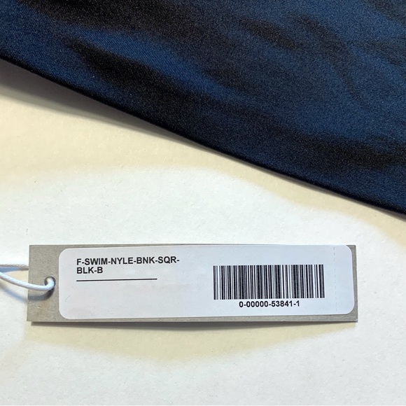 Everlane Women's NWT Black Square-Neck Bikini Top XL Bathing Suit Swim Beach - Picture 6 of 13